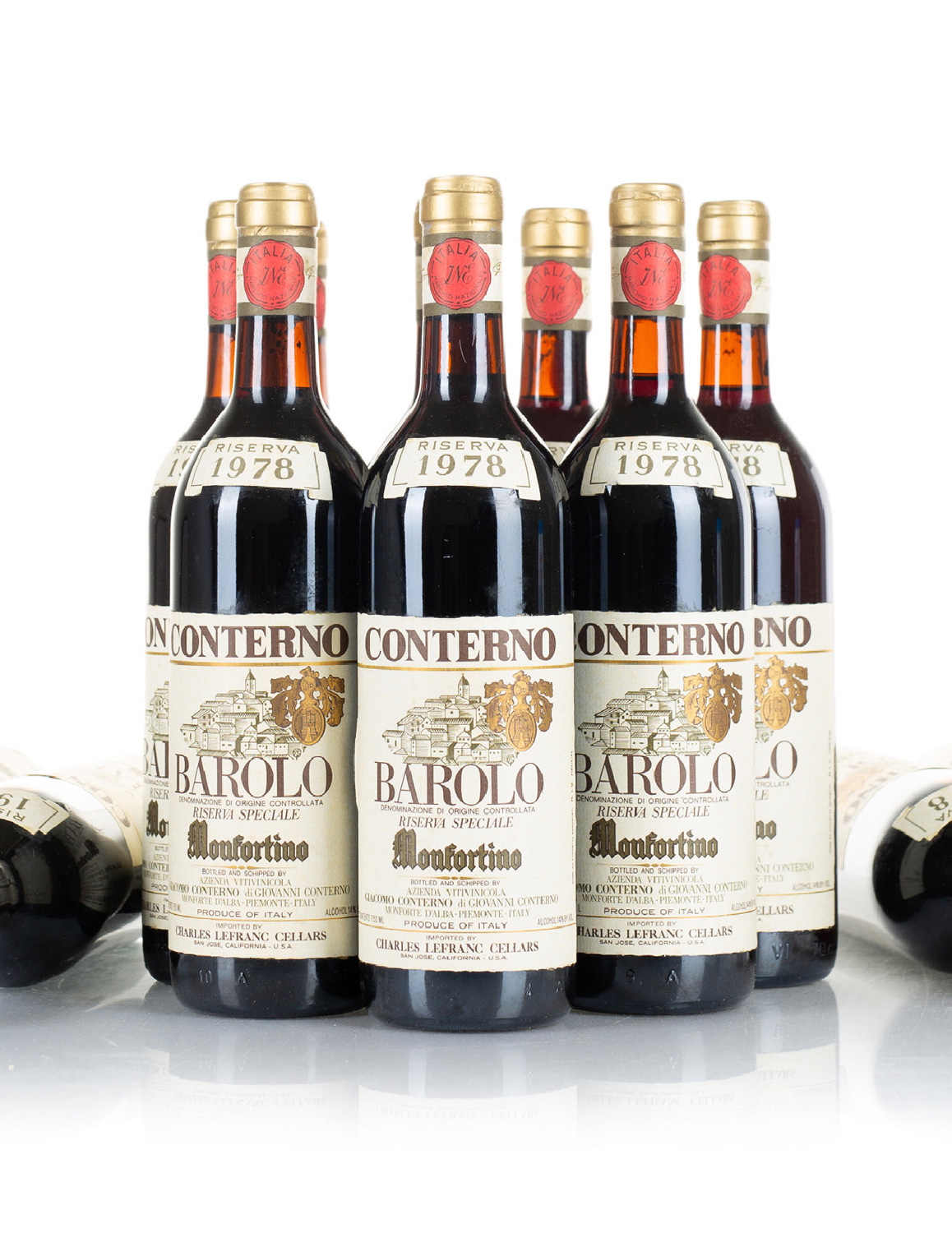 Lot 822: 12 bottles 1978 G. Conterno Barolo Monfortino Riserva